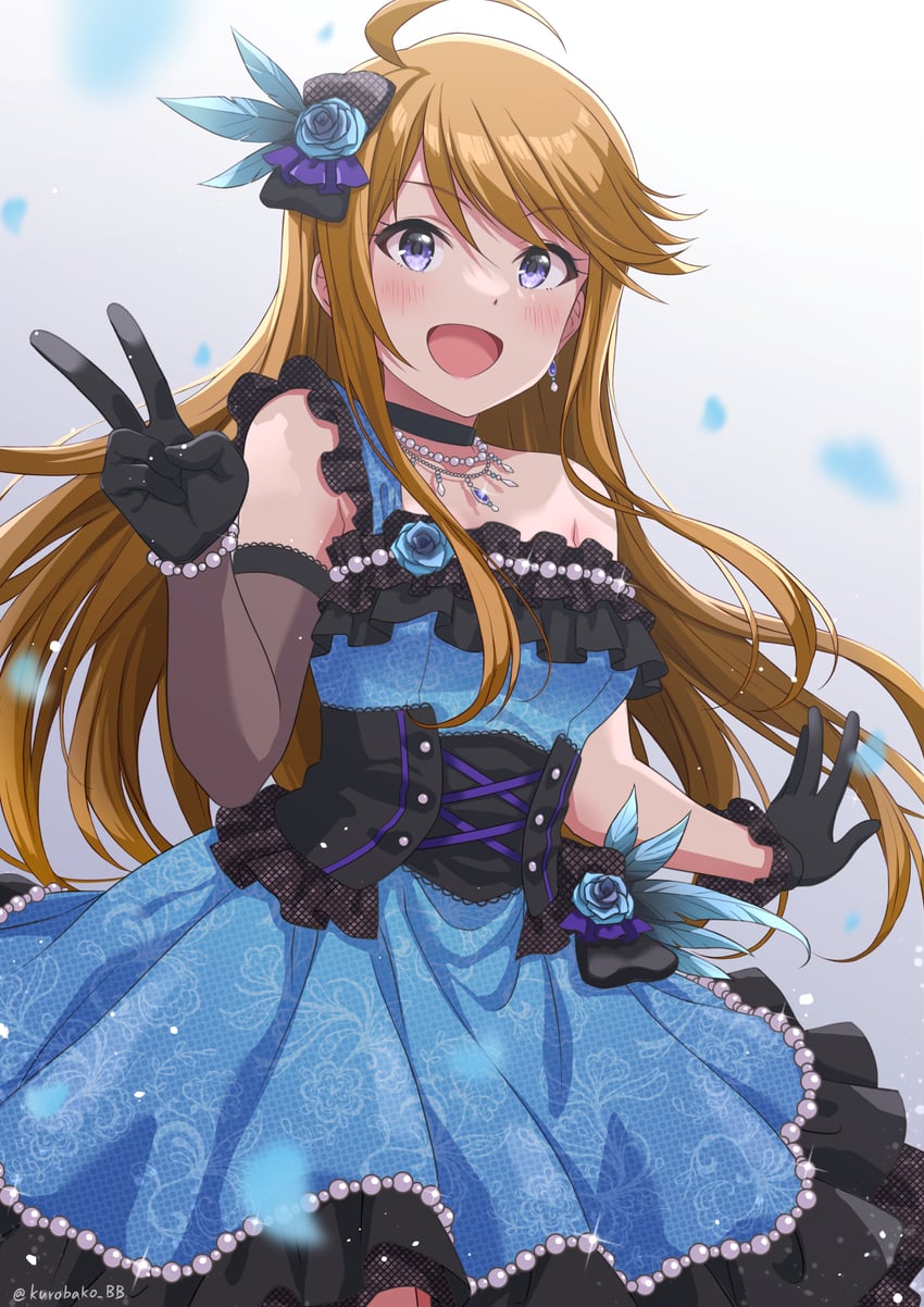 tokoro megumi (idolmaster and 2 more) drawn by kurobako_bb