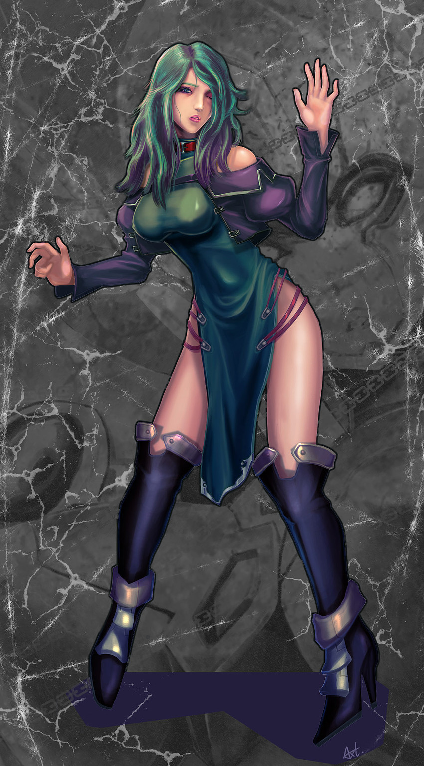 lamia loveless (super robot wars and 1 more) drawn by ashuran