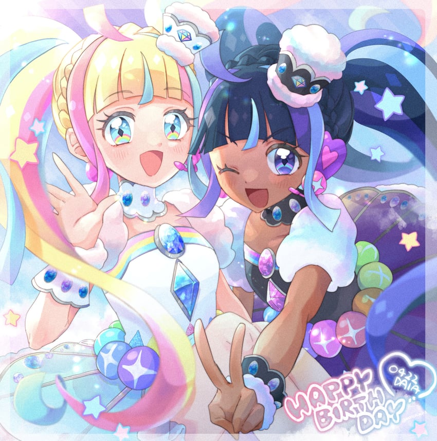 daia and kuro daia (pretty series and 1 more) drawn by minato_chimu