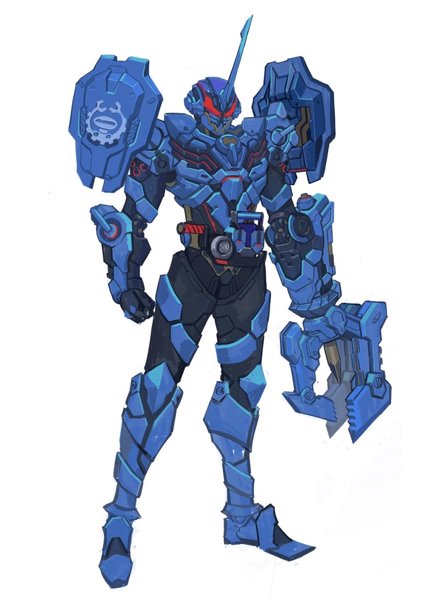 kamen rider grease and kamen rider grease blizzard (kamen rider and 1 more) drawn by catball1994