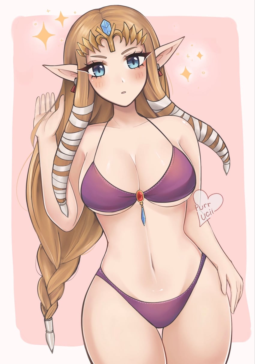 princess zelda (the legend of zelda and 1 more) drawn by luci_(purrlucii)