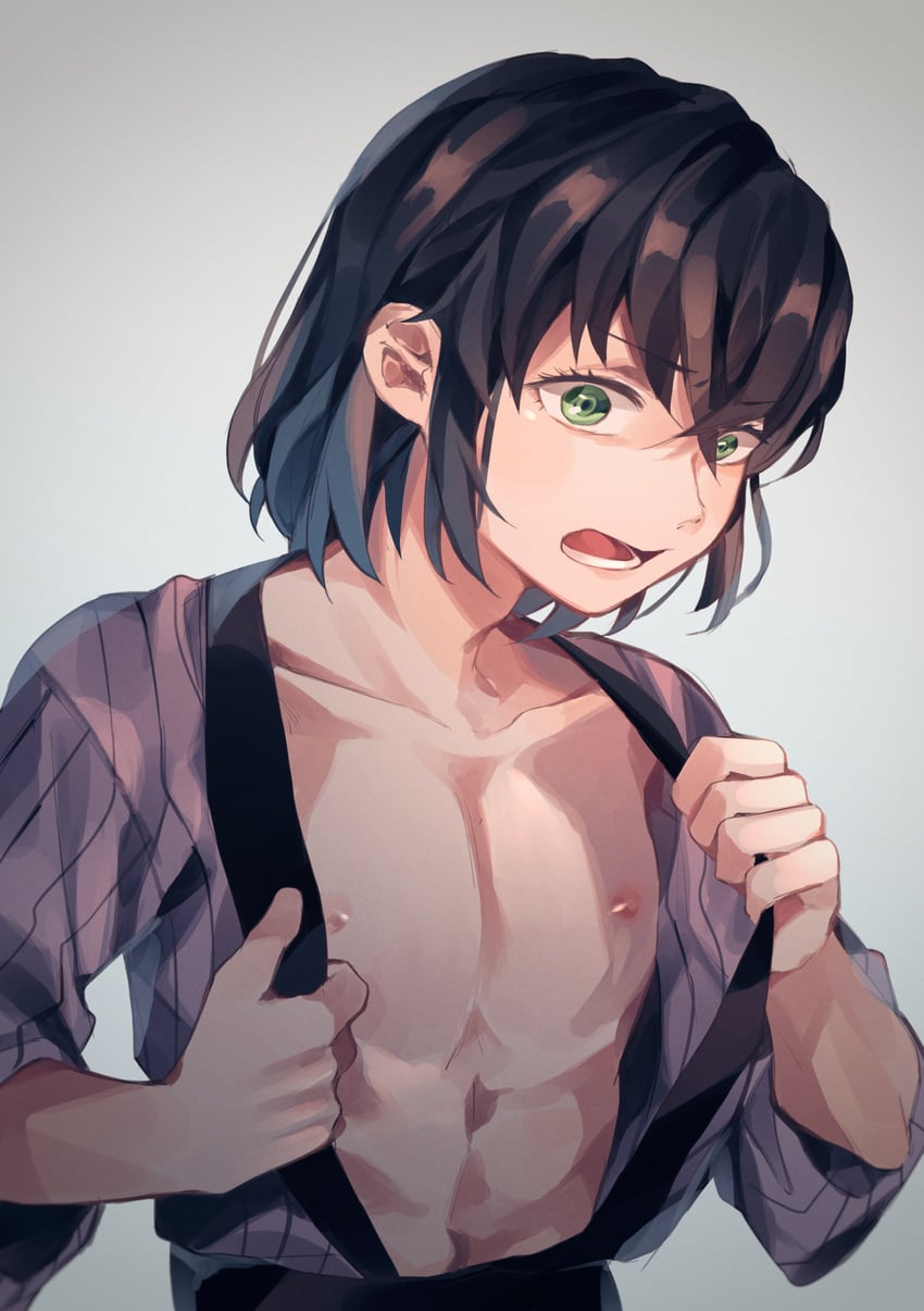 hashibira inosuke (kimetsu no yaiba) drawn by amo_(amo_0514)