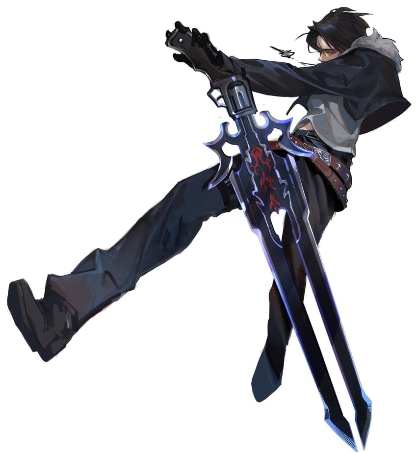 squall leonhart (final fantasy and 1 more) drawn by nini_tw99