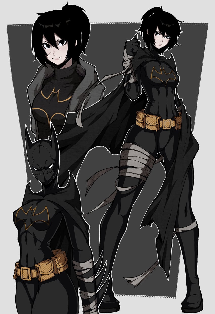 batgirl and cassandra cain (dc comics and 1 more) drawn by kekel