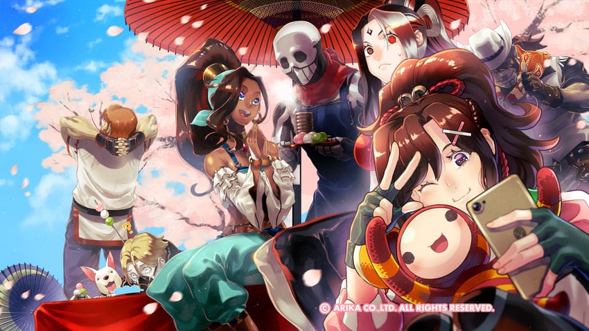 nanase, skullomania, pullum purna, knitty, and shirase (arika and 2 more)
