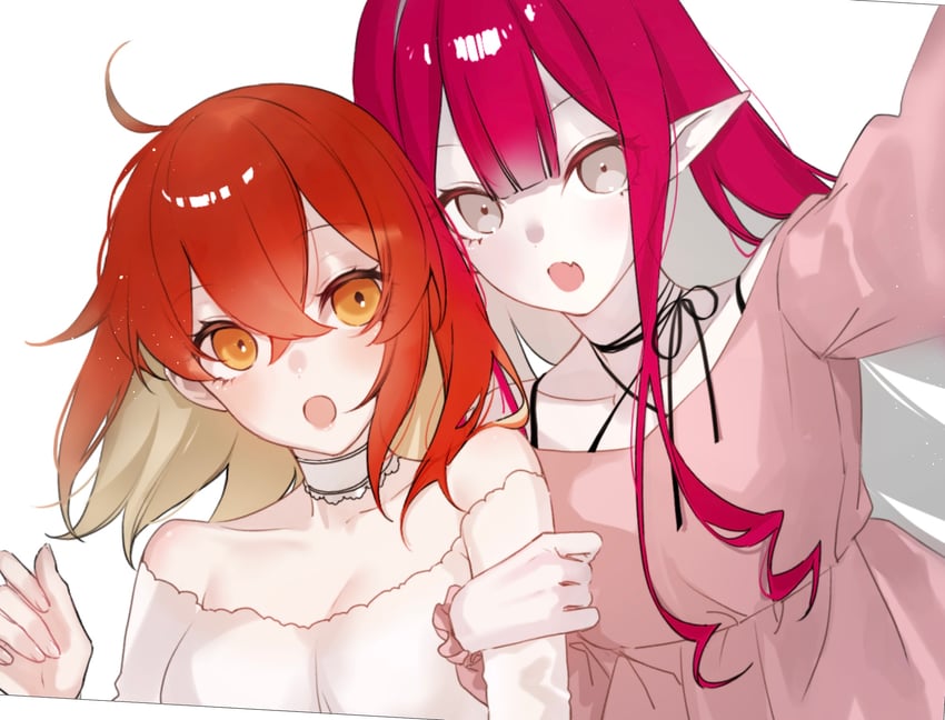 fujimaru ritsuka and baobhan sith (fate and 1 more) drawn by kurenai_veni1