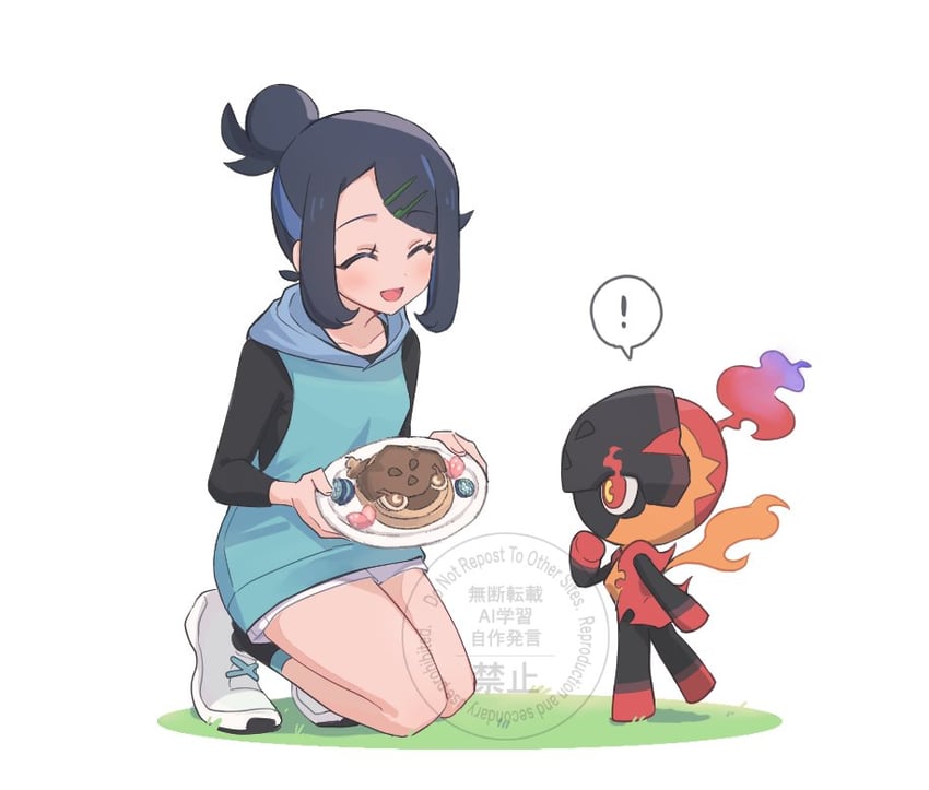 liko and charcadet (pokemon and 1 more) drawn by nm222