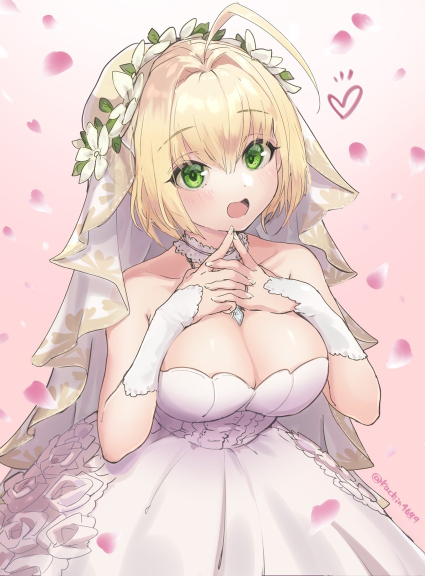 nero claudius (fate and 2 more) drawn by kachin