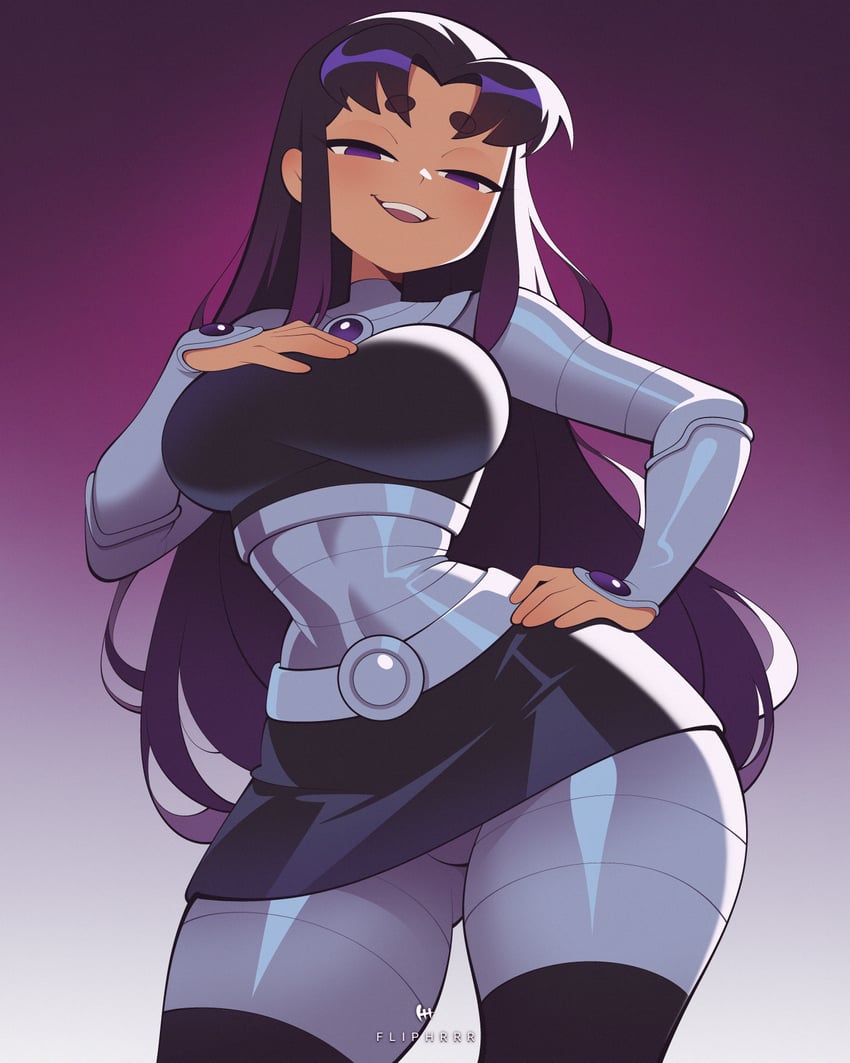 blackfire (dc comics and 1 more) drawn by flipherrrr