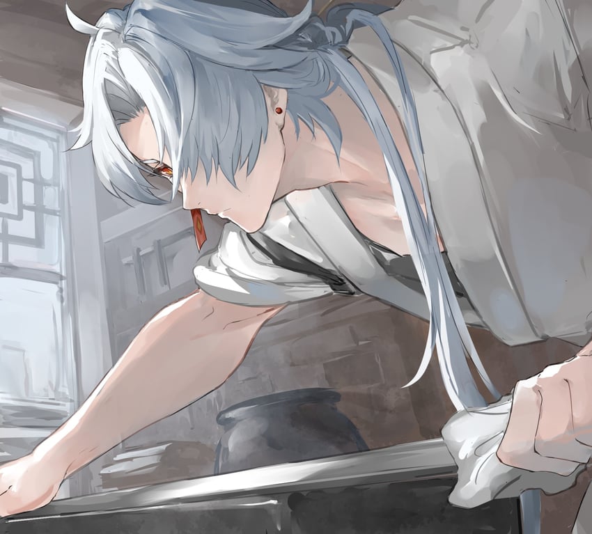 blade and yingxing (honkai and 1 more) drawn by penyo1989