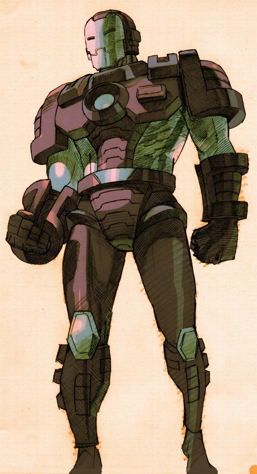 war machine (marvel and 4 more) drawn by bengus