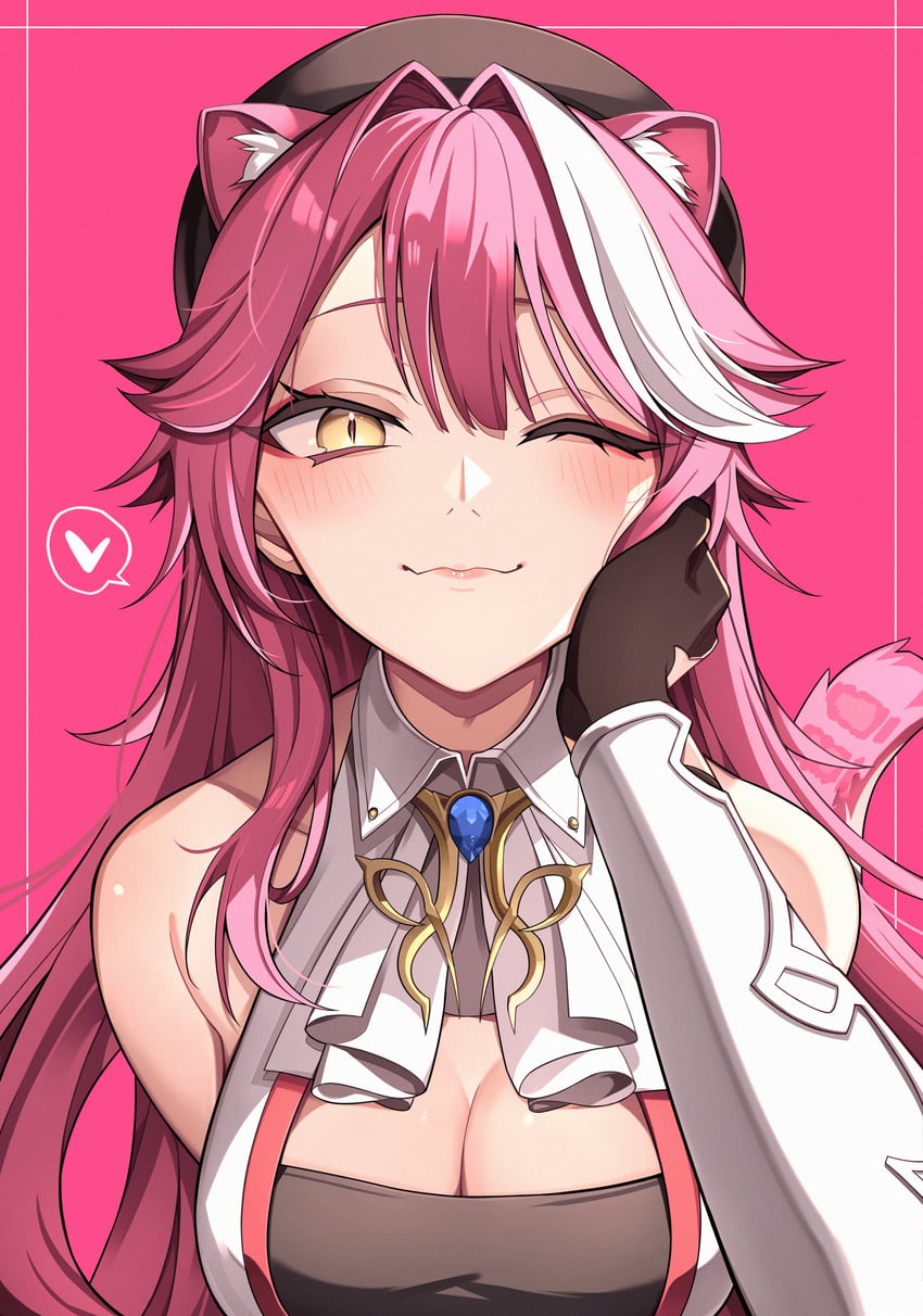 raora panthera and elizabeth rose bloodflame (hololive and 1 more) drawn by nurufufufu