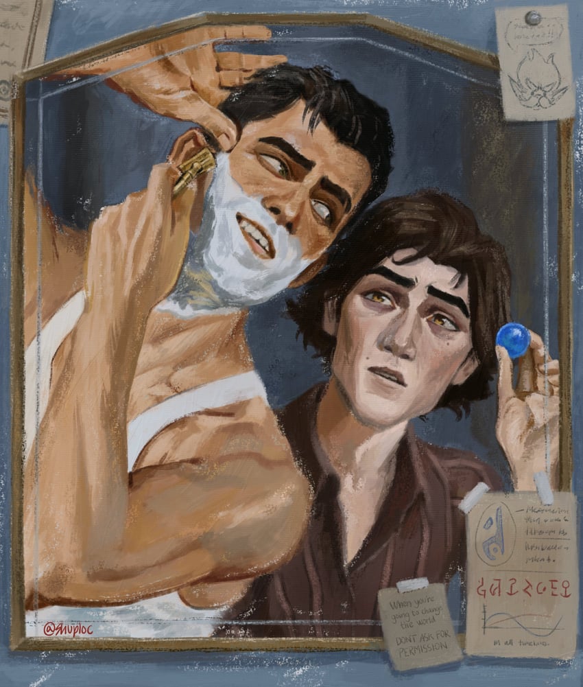 jayce, viktor, and arcane jayce (league of legends and 1 more) drawn by shuploc