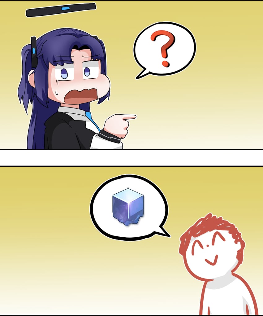 sensei, yuuka, and doodle sensei (blue archive) drawn by c/h
