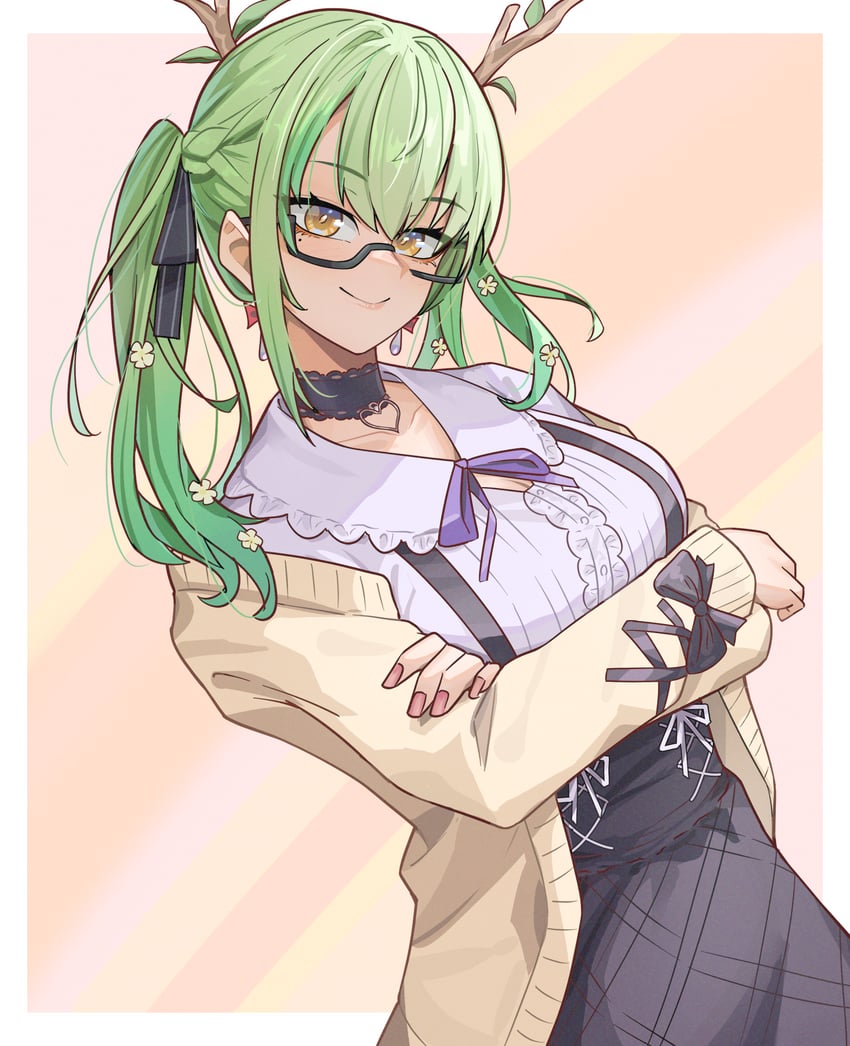 ceres fauna (hololive and 1 more) drawn by nokaa_aru