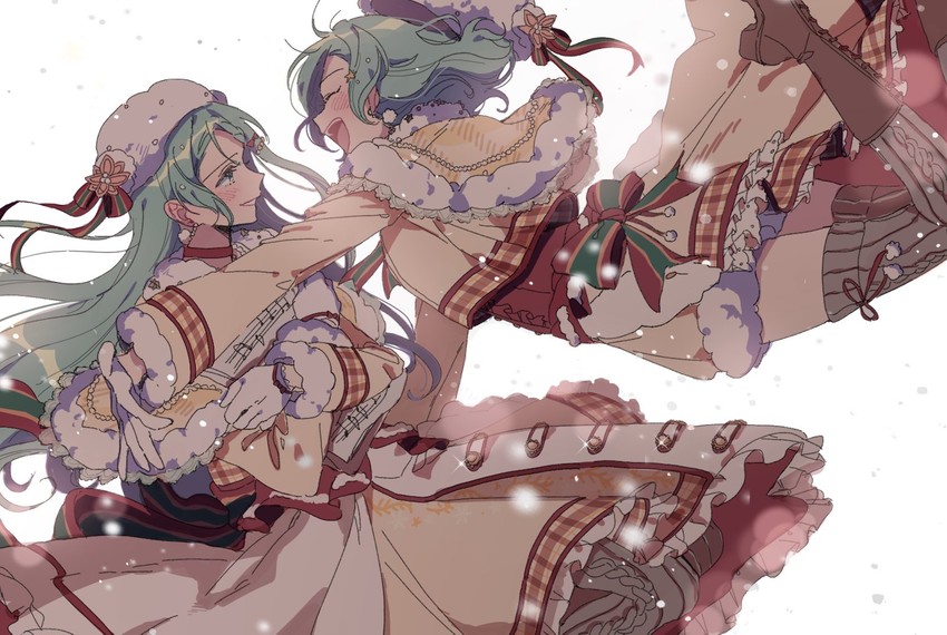 hikawa sayo and hikawa hina (bang dream!) drawn by res2shuu