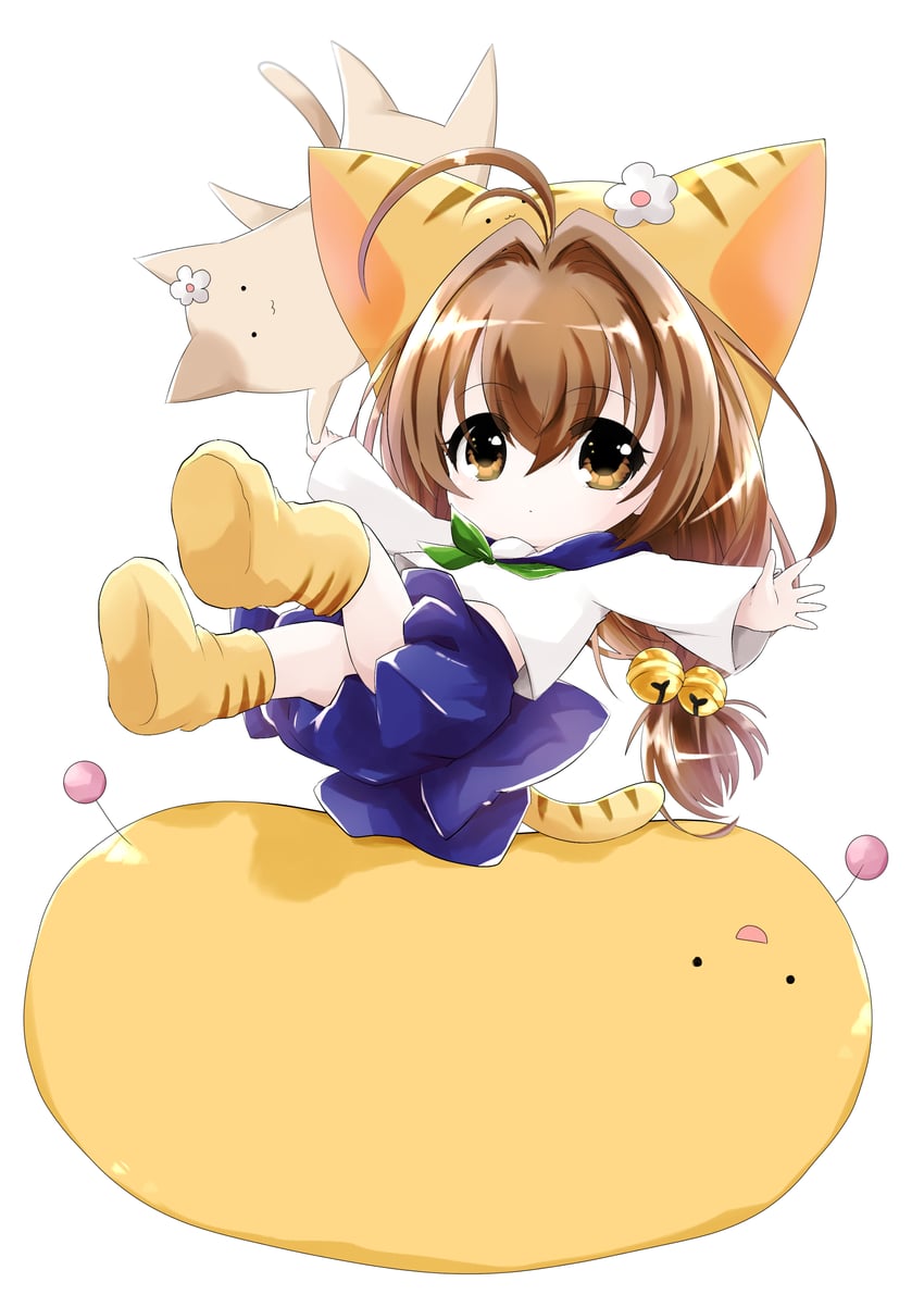 puchiko, gema, and hokke mirin (di gi charat) drawn by una_0114