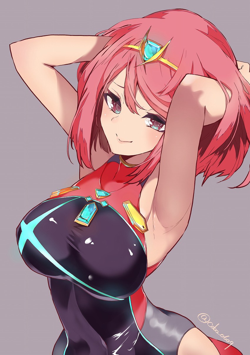pyra (xenoblade chronicles and 1 more) drawn by kobo_(cobo_0609)