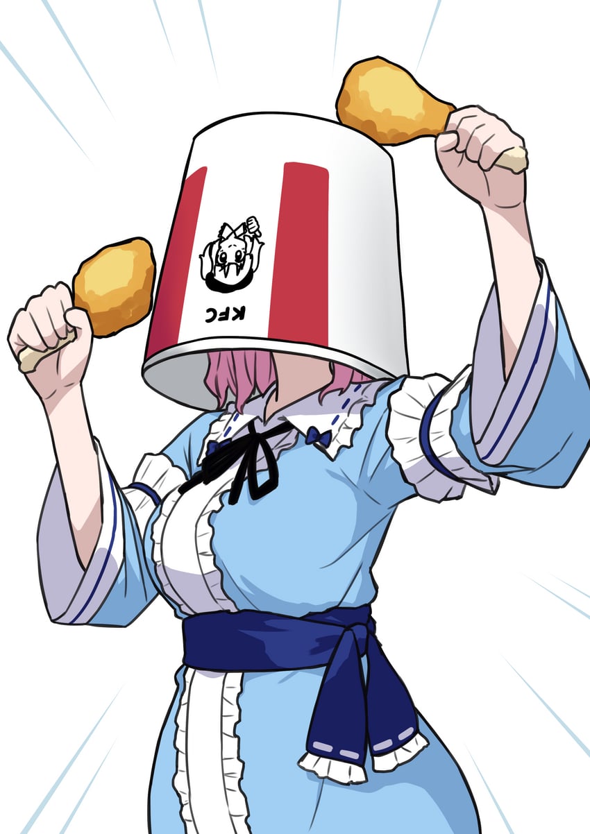 saigyouji yuyuko (touhou and 1 more) drawn by snackdang
