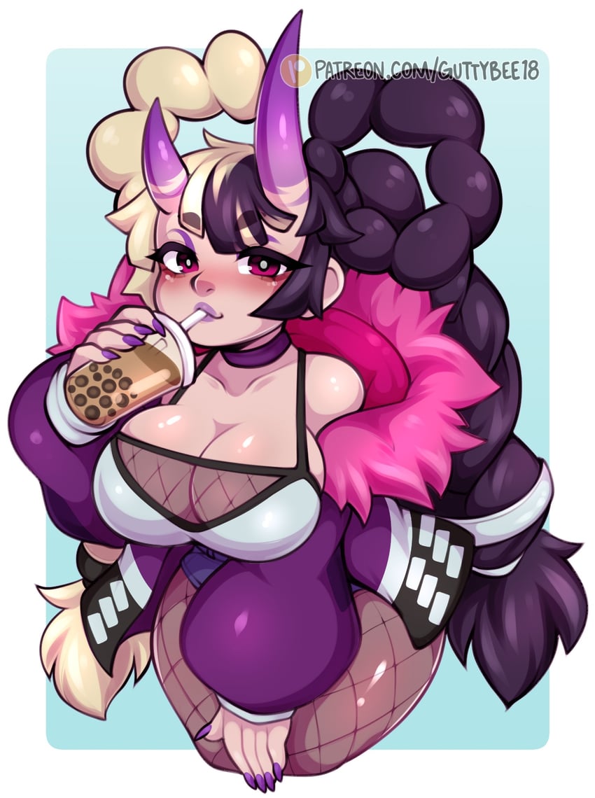 ayaka (original) drawn by guttybeensfw