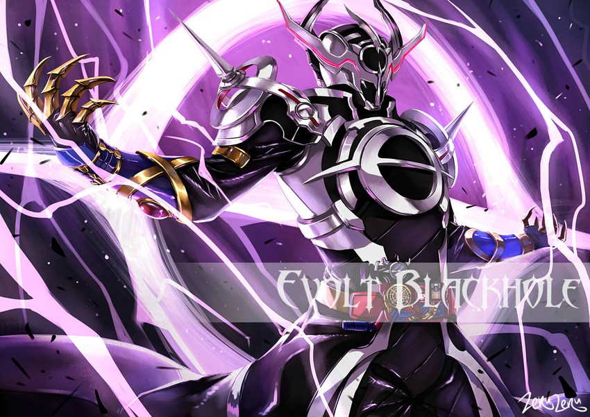kamen rider evol, evolto, and evol blackhole (kamen rider and 1 more) drawn by zeruzeru