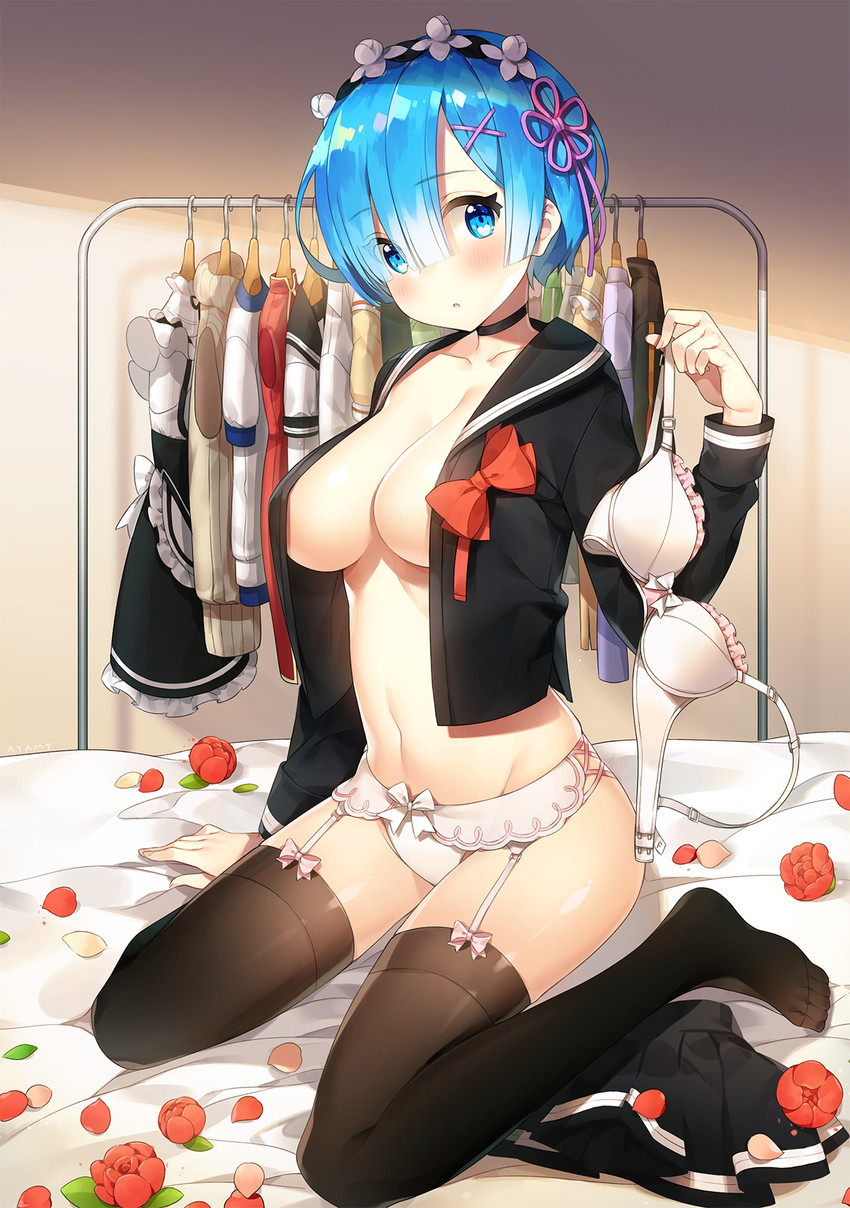 rem (re:zero kara hajimeru isekai seikatsu) drawn by ayamy