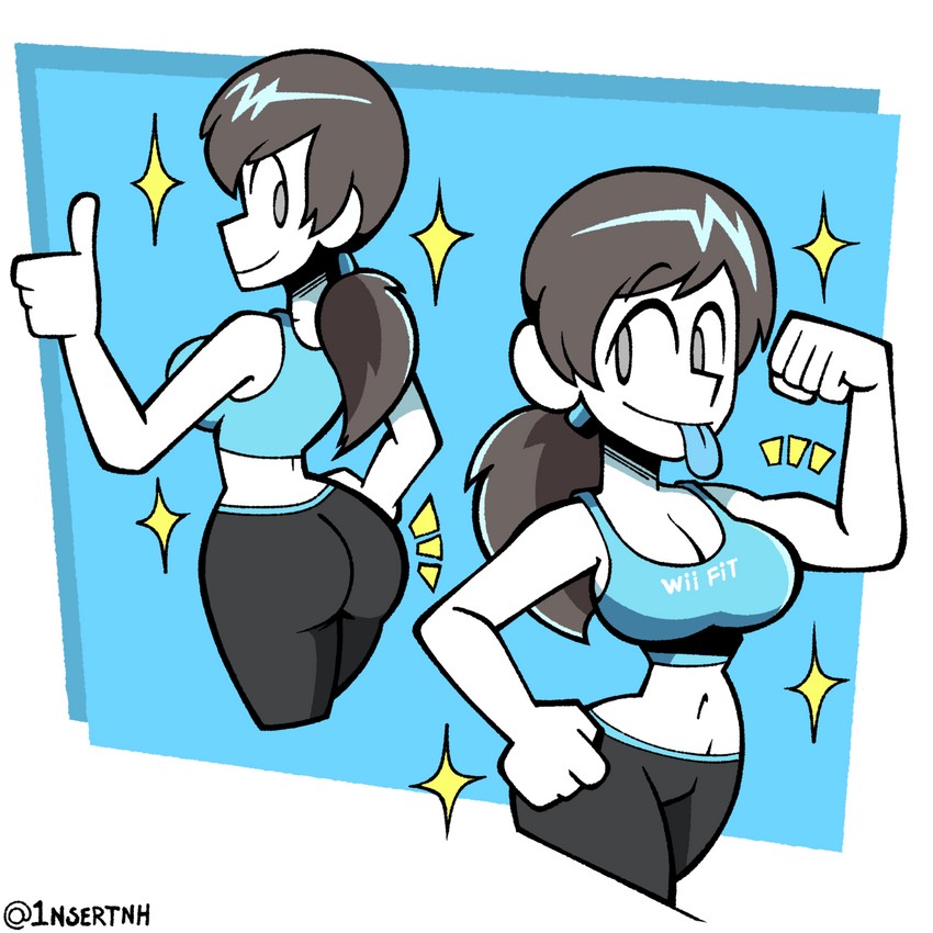 wii fit trainer (wii fit) drawn by 1nsert-art-here