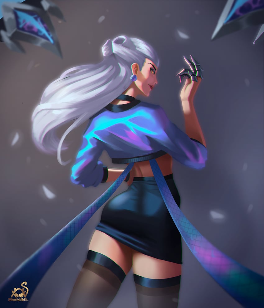 evelynn and k/da all out evelynn (league of legends) drawn by maniwarren