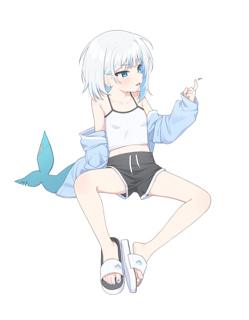 gawr gura (hololive and 1 more) drawn by ugaaaa1
