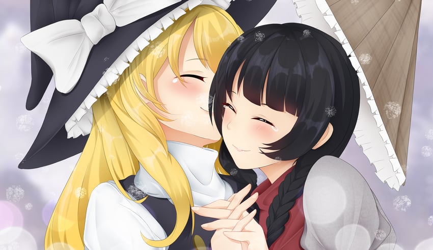kirisame marisa and yatadera narumi (touhou) drawn by unlock-creed