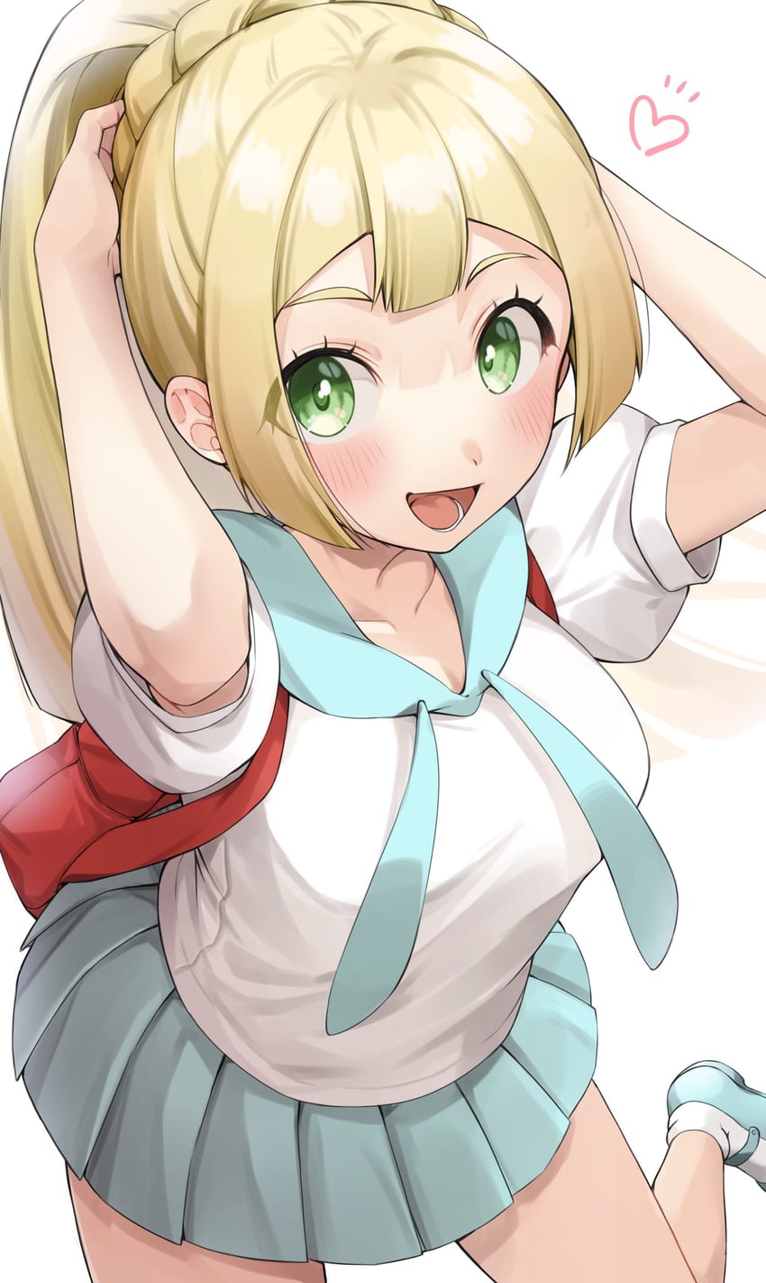 lillie (pokemon and 1 more) drawn by tarou_(komekueyo)