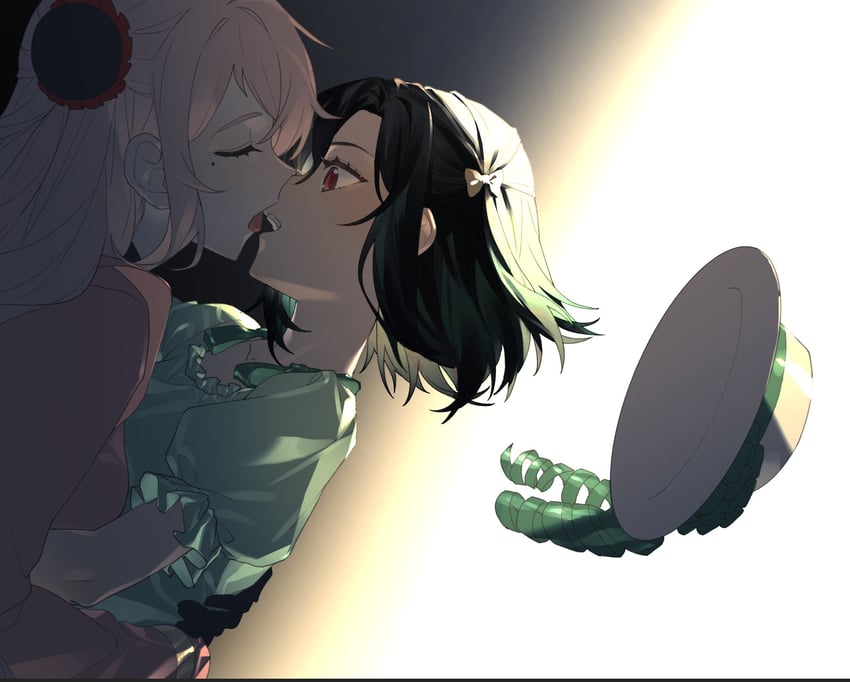 mifune shioriko and zhong lanzhu (love live! and 1 more) drawn by xunyu_(manyu)