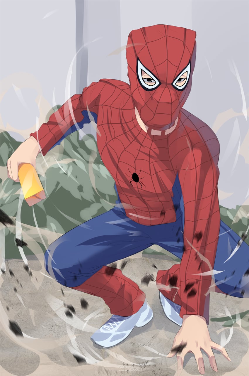 spider-man (original and 3 more) drawn by feng_mouren