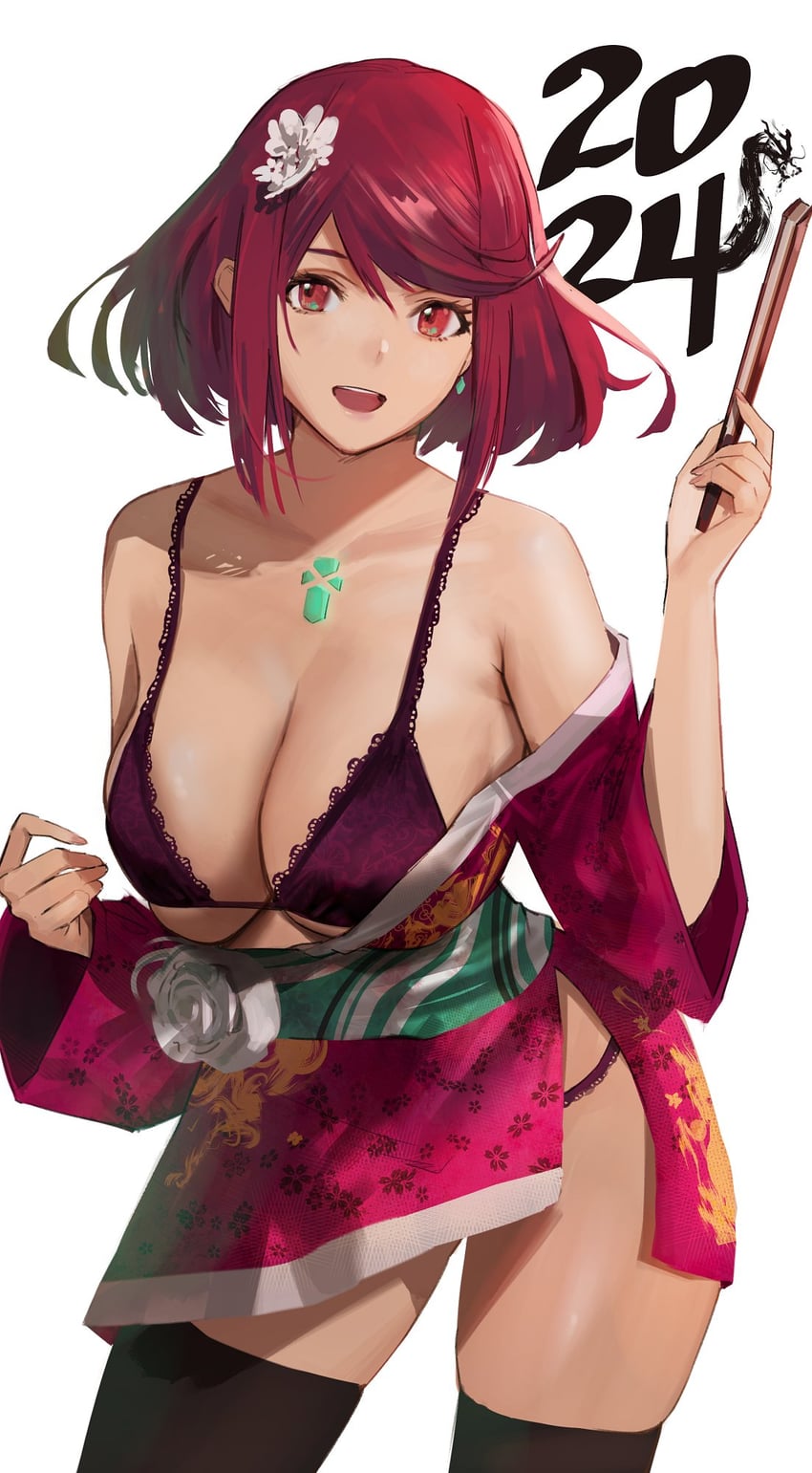 pyra (xenoblade chronicles and 1 more) drawn by j@ck