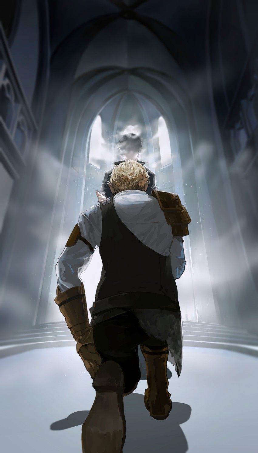 klein moretti and derrick berg (lord of the mysteries) drawn by yinyoushirenmaotouying