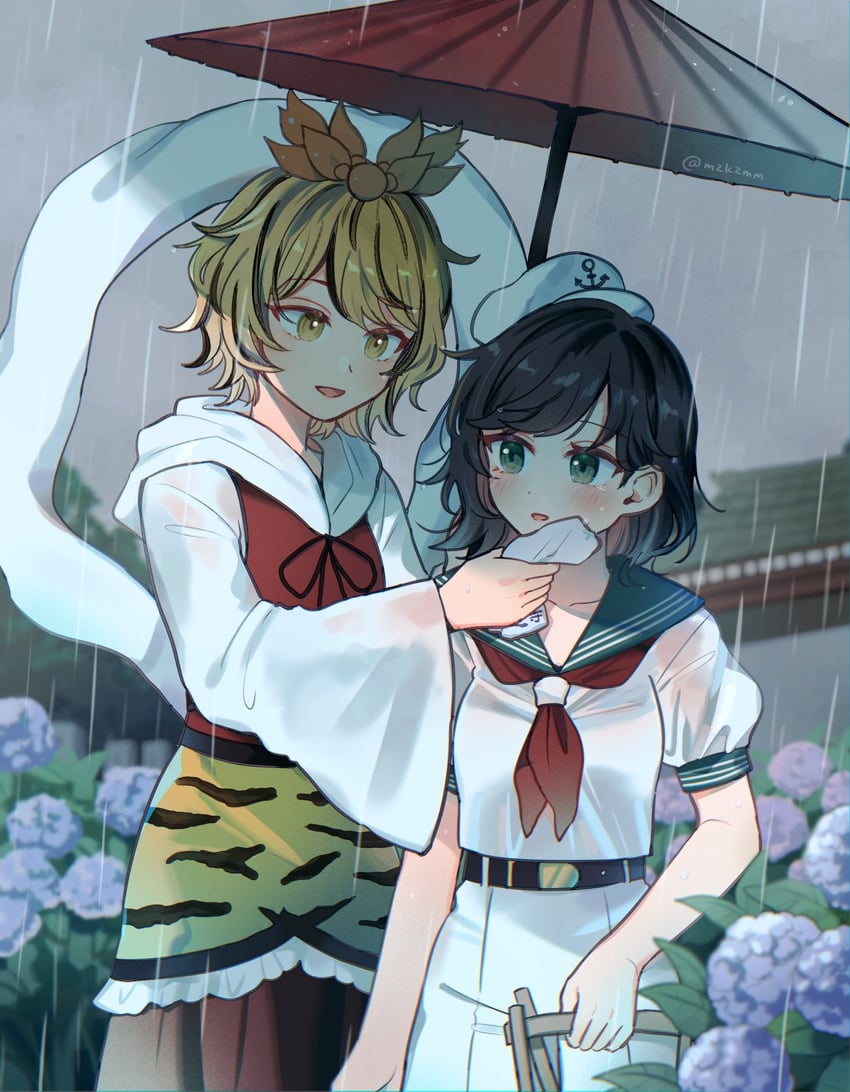 toramaru shou and murasa minamitsu (touhou) drawn by mozukuzu_(manukedori)