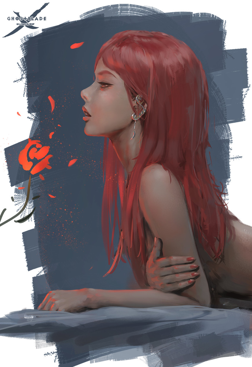 lenia (ghostblade) drawn by wlop