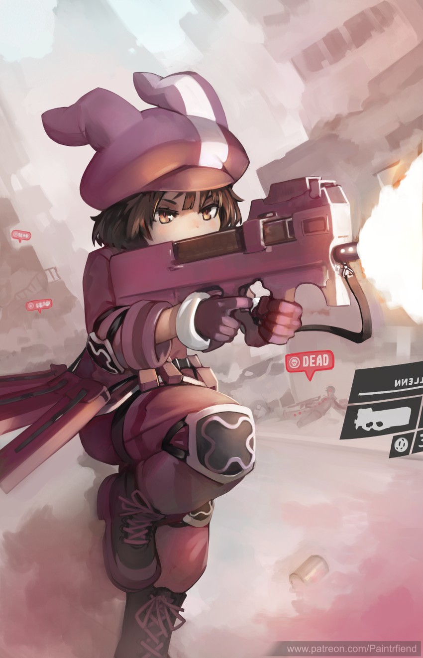 llenn (sword art online and 1 more) drawn by paintrfiend