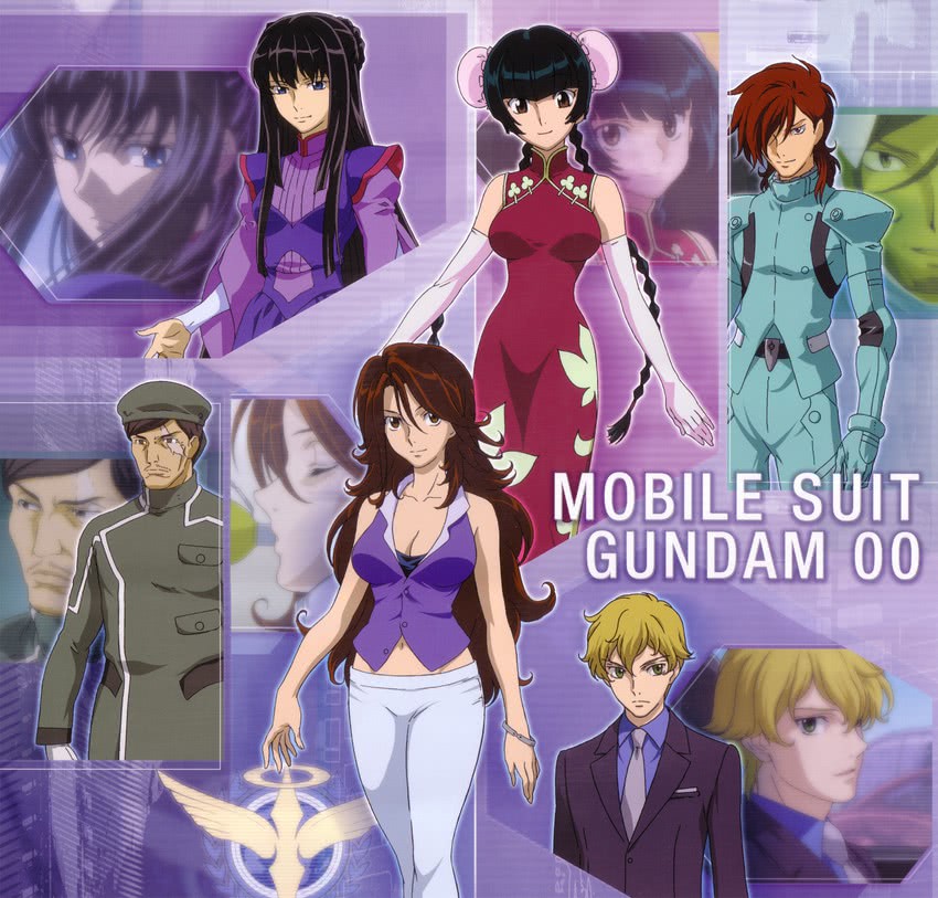 wang liu mei, sumeragi lee noriega, marina ismail, graham aker, sergei smirnov, and 1 more (gundam and 1 more)