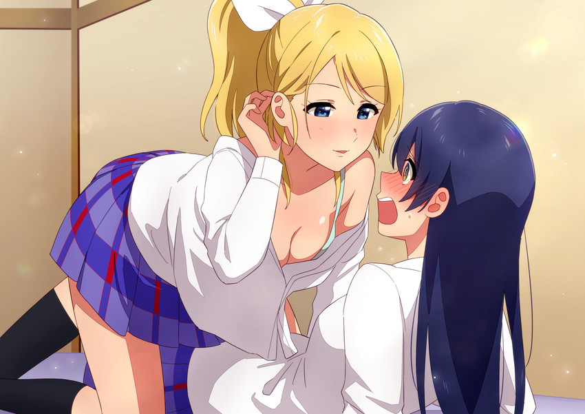 sonoda umi and ayase eli (love live! and 1 more) drawn by nanatsu_no_umi
