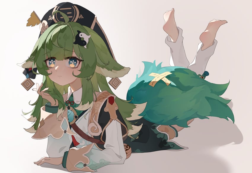huohuo (honkai and 1 more) drawn by mi_si_lei_da_ke