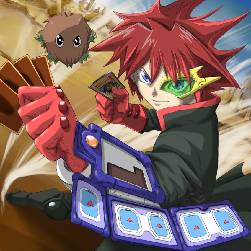kuriboh (original and 1 more) drawn by makicha_(sasurainopink)