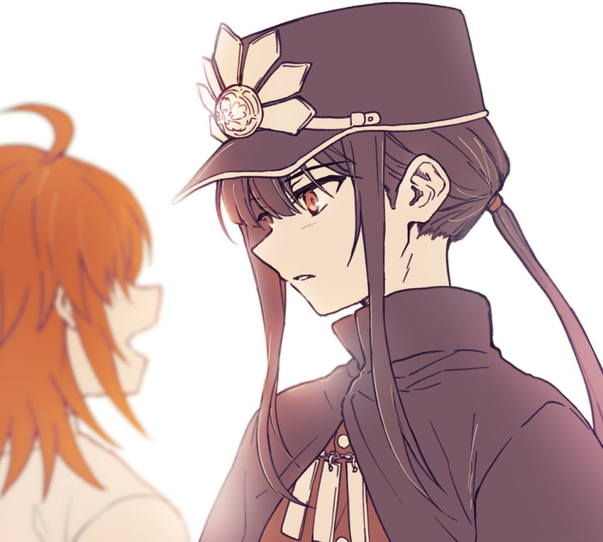 fujimaru ritsuka and oda nobukatsu (fate and 1 more) drawn by t_kattu
