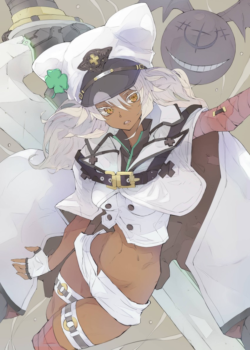 ramlethal valentine (guilty gear and 1 more) drawn by bana_(stand_flower)
