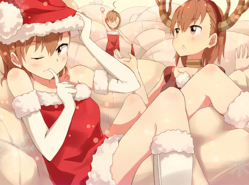 misaka mikoto, last order, and misaka imouto (toaru majutsu no index) drawn by tomato_(lsj44867)