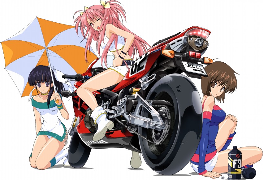 miharu sena kanaka, kojima kirie, and koyomi hare nanaka (girls bravo)