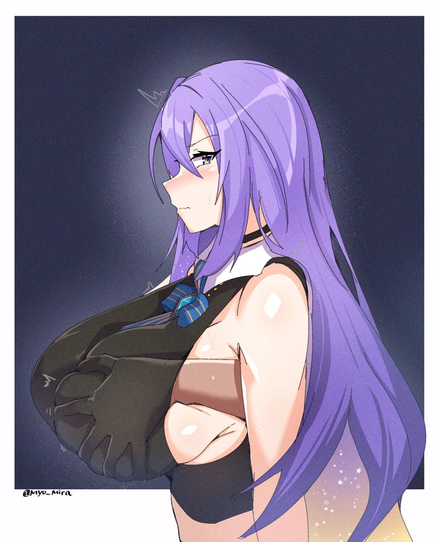 moona hoshinova (hololive and 1 more) drawn by myumi