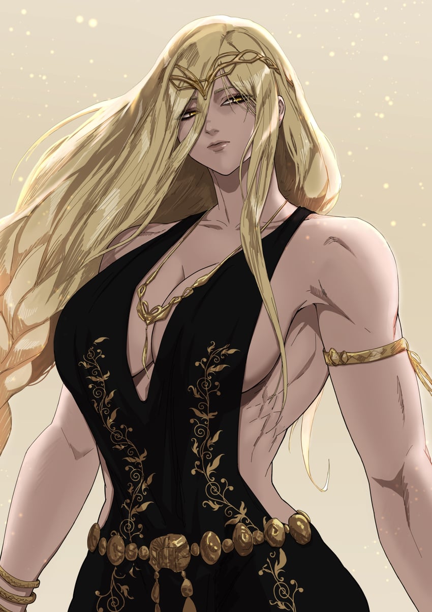 queen marika the eternal (elden ring) drawn by marco_pedroni