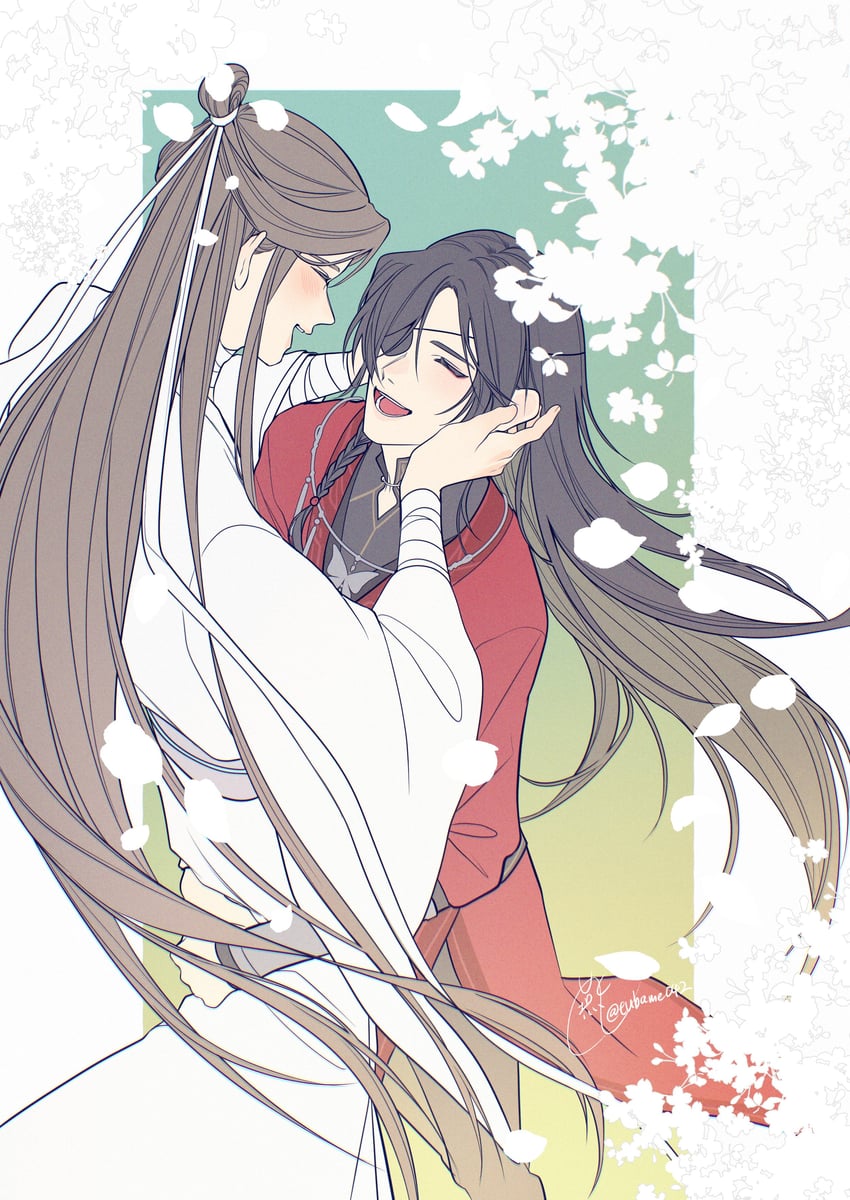 xie lian and hua cheng (tianguan cifu) drawn by tsubame-shi_(tubame)