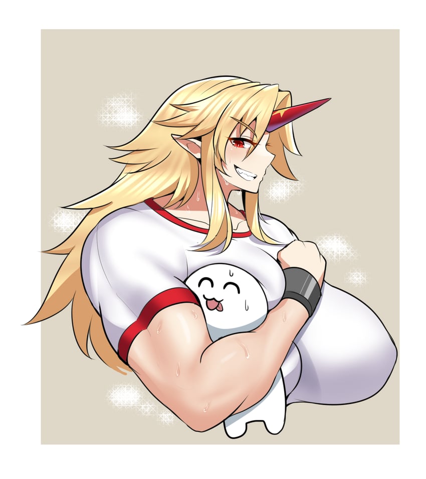 hoshiguma yuugi (touhou) drawn by altronage